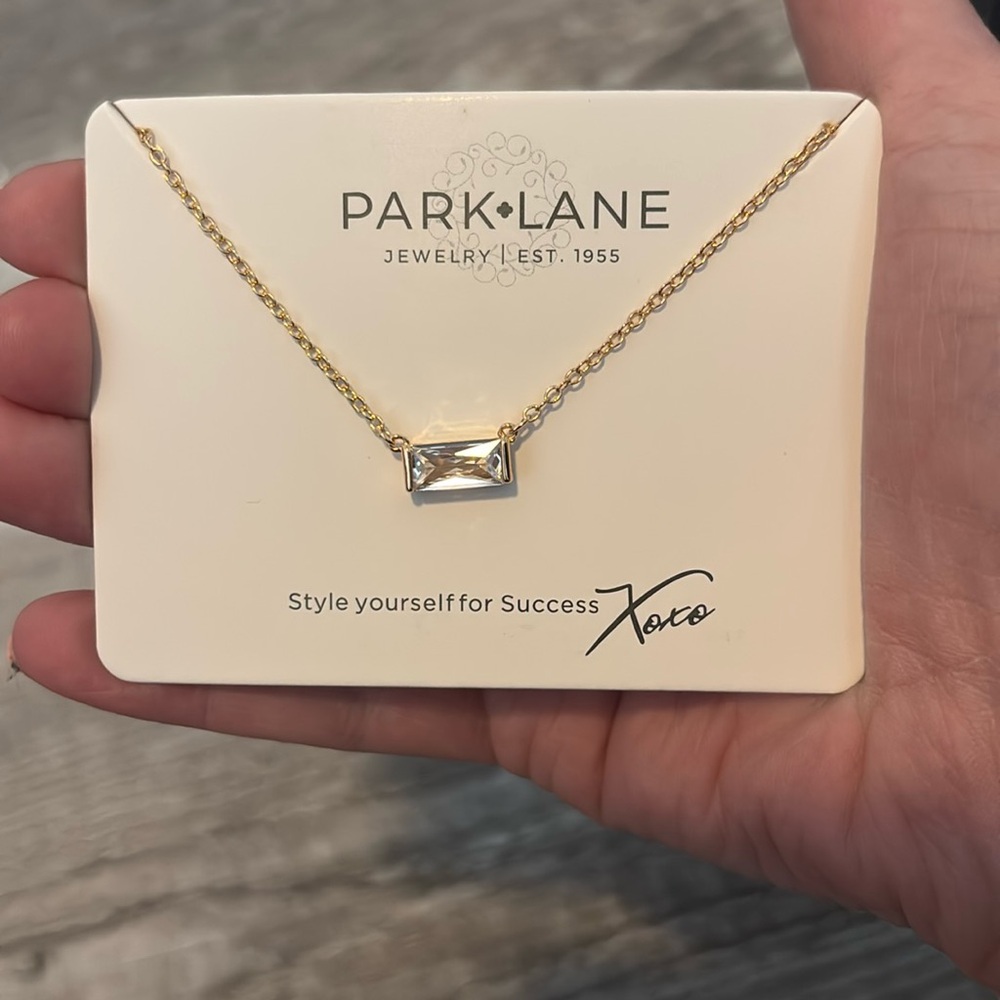 Windsor Necklace gold/clear